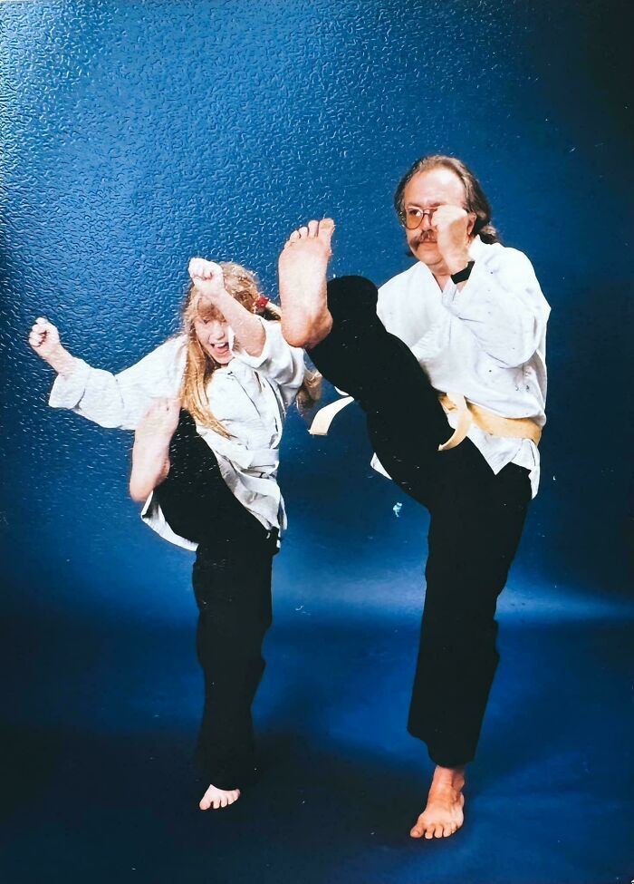 Mi mujer se lo pasaba en grande con su padre a principios de los 90