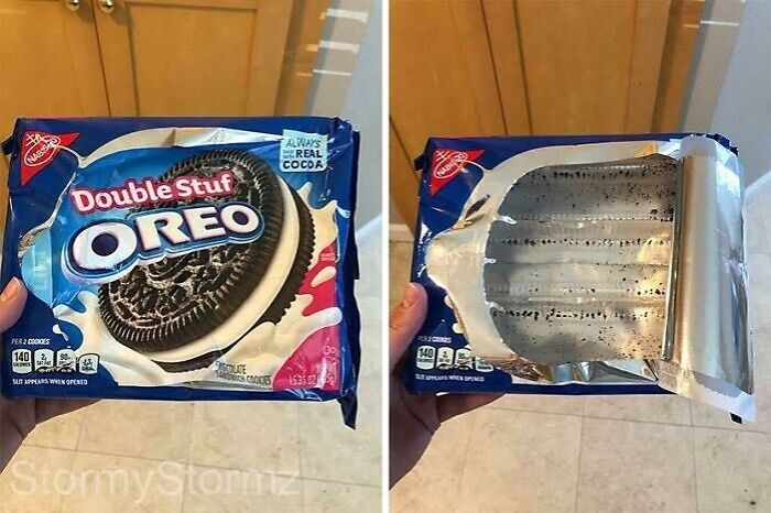 Mi novio volvió a guardar una caja vacía de Oreos en la despensa 