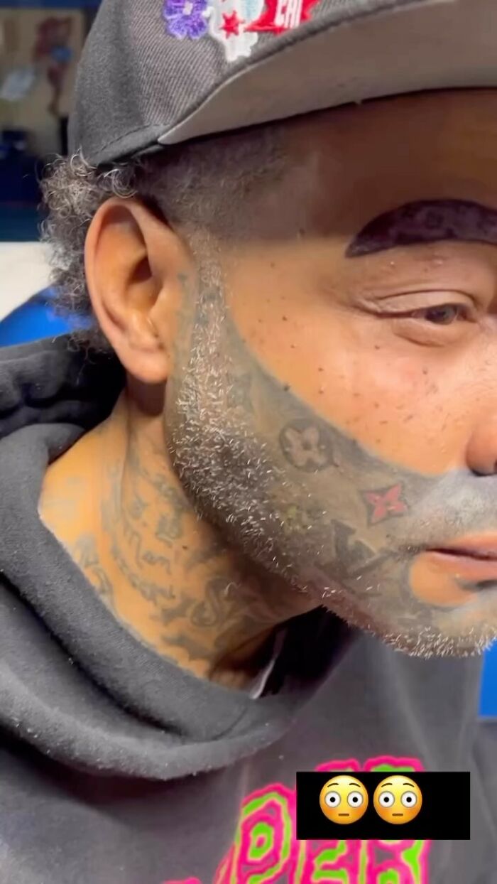 Barba de Louis Vuitton y cejas