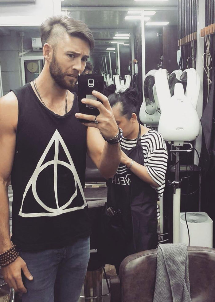 Me cortaron el cabello en China