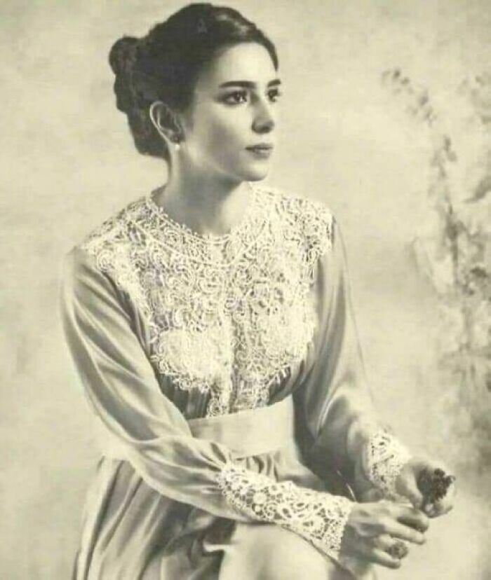 Una dama de la alta sociedad, Imperio otomano, 1900