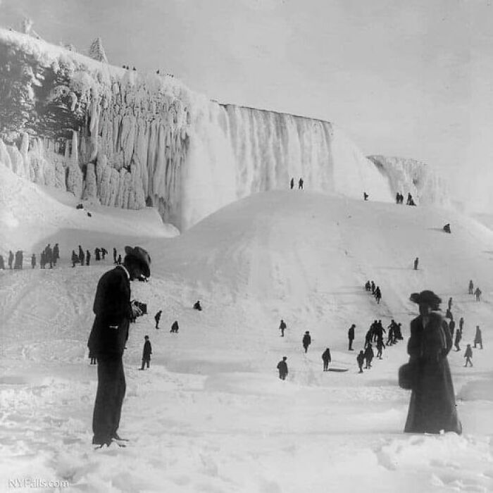 Cataratas del Niágara congeladas, 1911