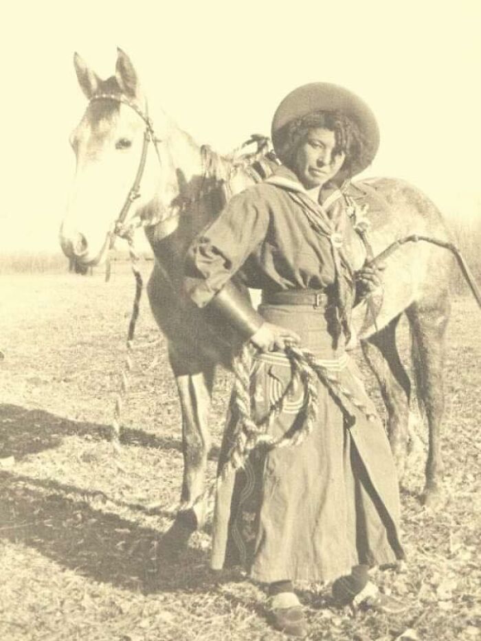 Vaquera en 1880 aprox