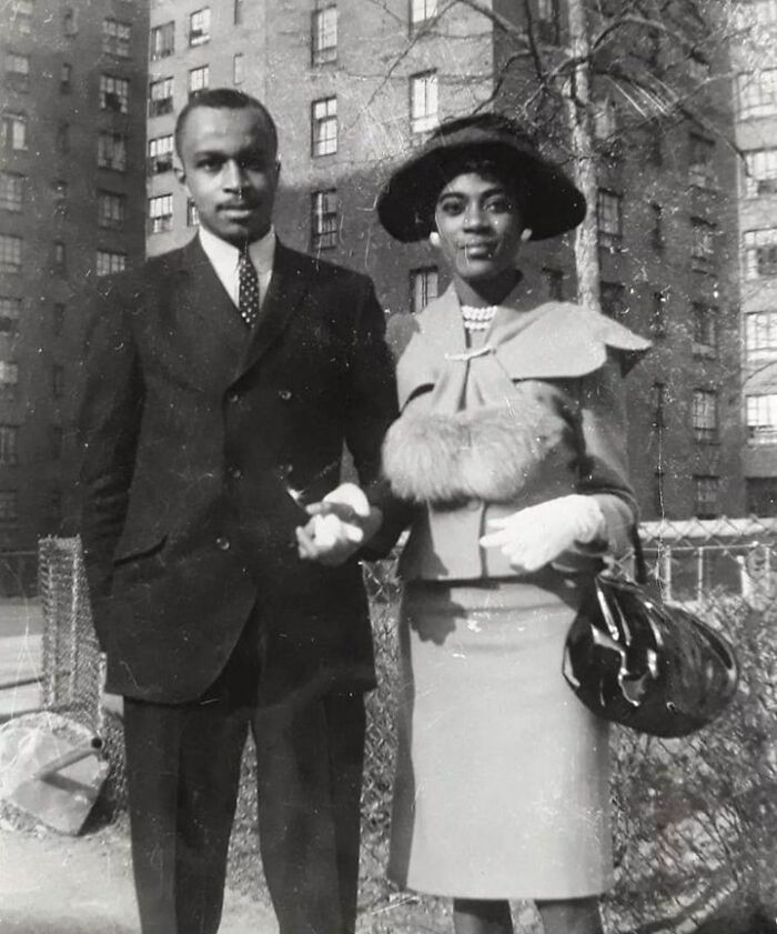 Pareja elegante, años 60