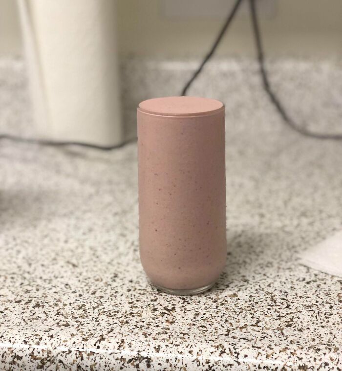 Cantidad exacta de smoothie para este vaso