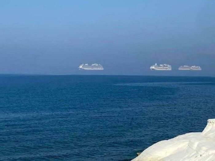 Cruceros volando (Fata Morgana)