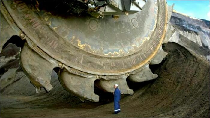 Bagger 293, una vez ostentó el récord del vehículo terrestre más grande del mundo