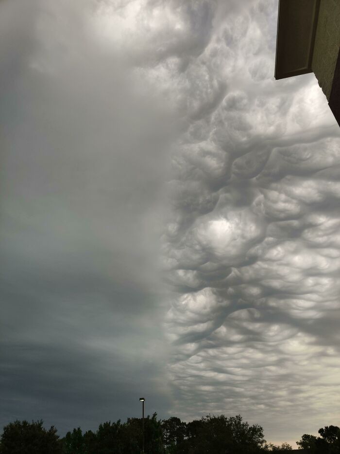 Contraste en formaciones de nubes