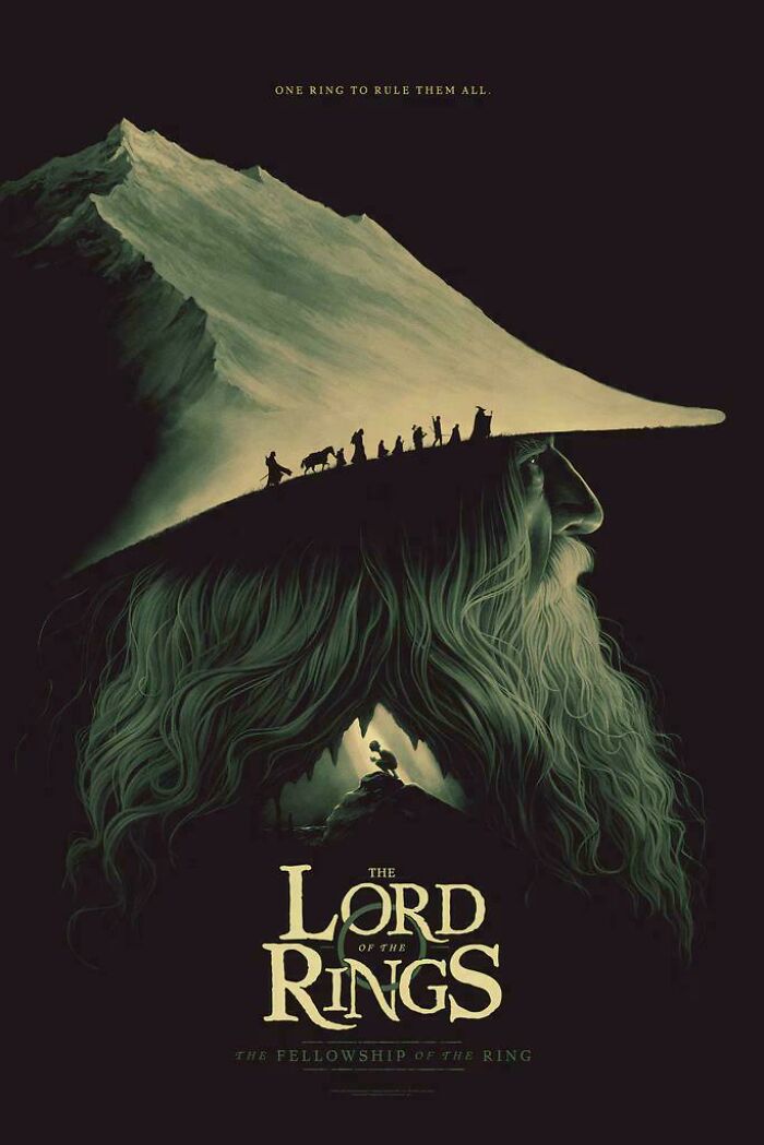 Poster de El señor de los Anillos, por Phantom City Creative