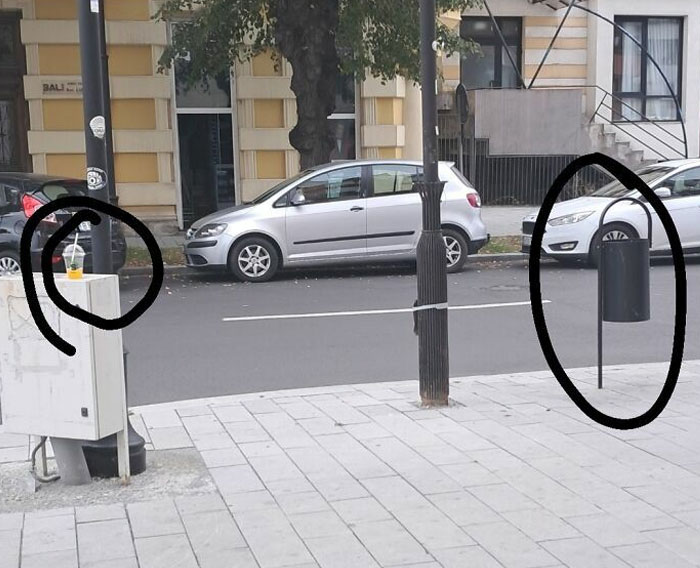 ¿Tanto cuesta tirarlo a la papelera?