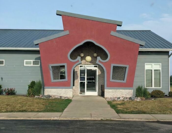 Diseño de entrada de una clínica veterinaria