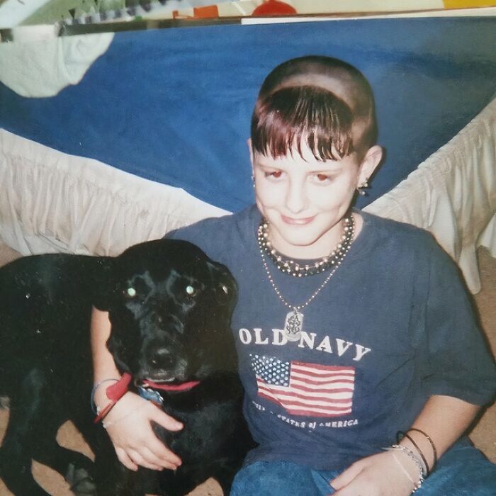 Cuando era un niño de 10 años parecía una lesbiana de 30