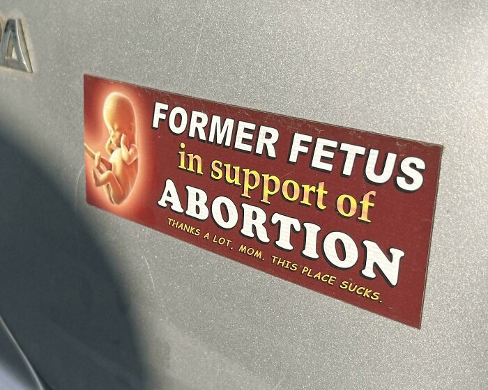 Antiguo feto apoyando los abortos. Gracias mamá, este sitio es un asco