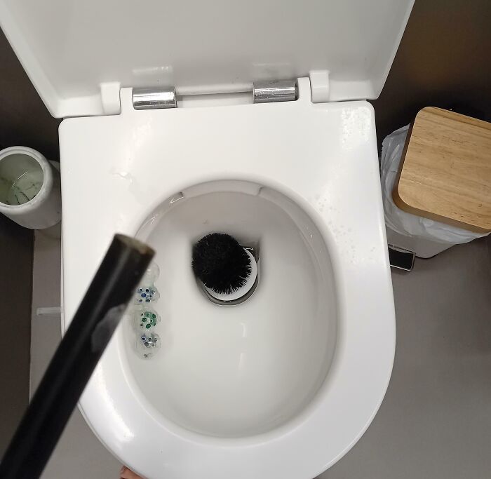 Se ha roto la escobilla del retrete