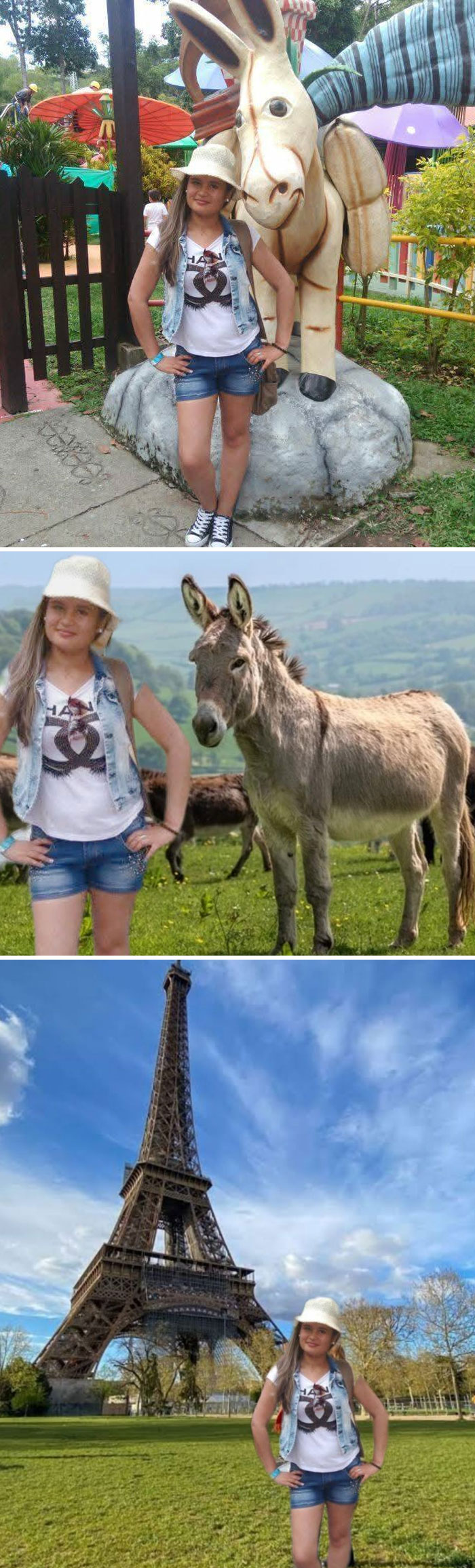 ¿Puedes ayudarme a quitar al burro de detrás de mí? Parece que quiere comerme