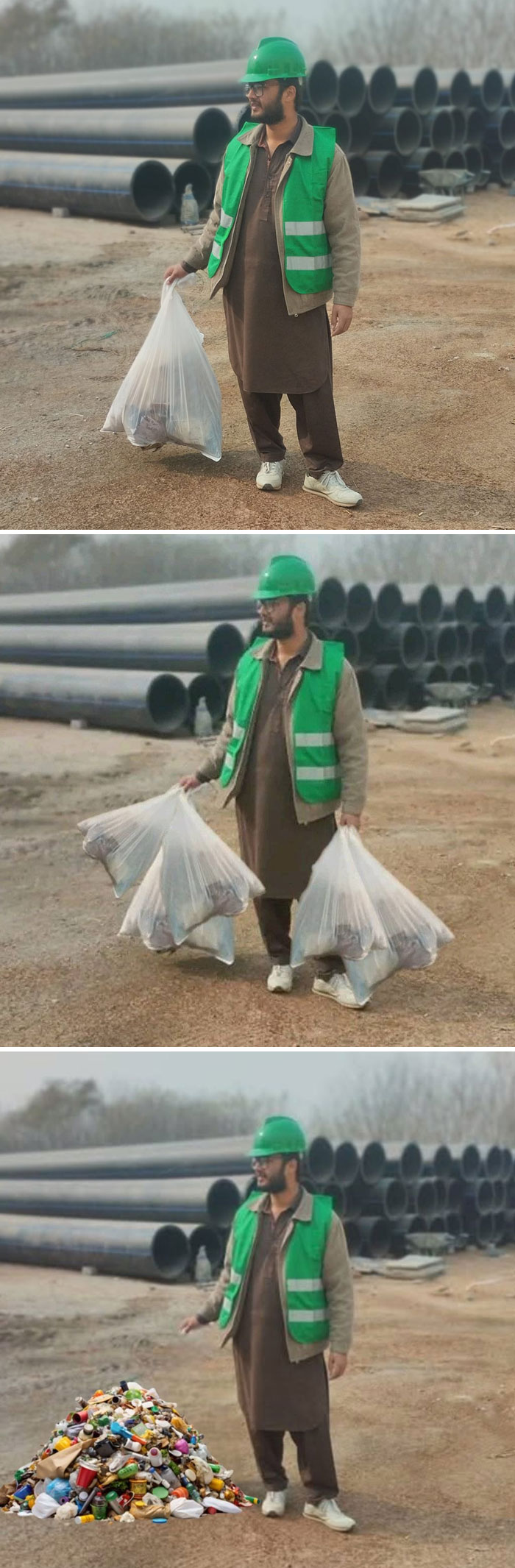 Por favor, quitad la bolsa de plástico