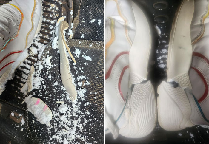 Mis zapatos se convirtieron en polvo de camino al trabajo