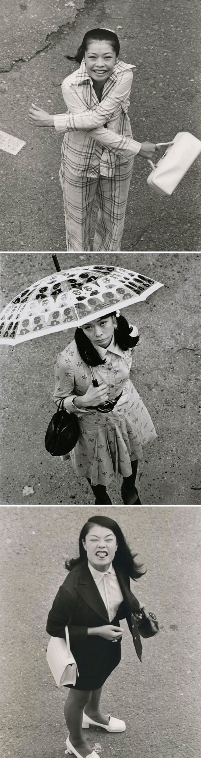 En 1973, Masahisa Fukase fotografió a su mujer, Yōko Wanibe, saliendo cada día hacia el trabajo desde la ventana de su apartamento en Tokio