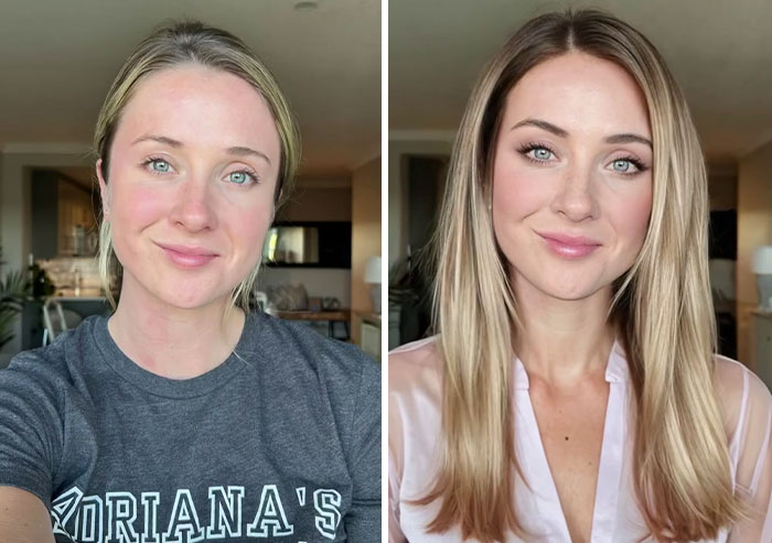 30 Comparison Pics Of How People Could Look Better With Minimal Changes
