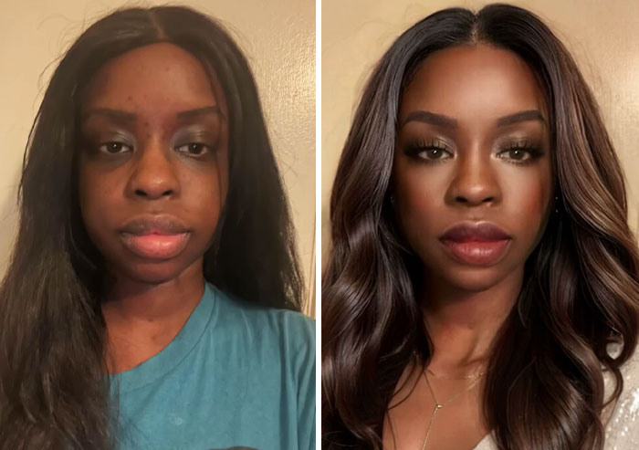 30 Comparison Pics Of How People Could Look Better With Minimal Changes