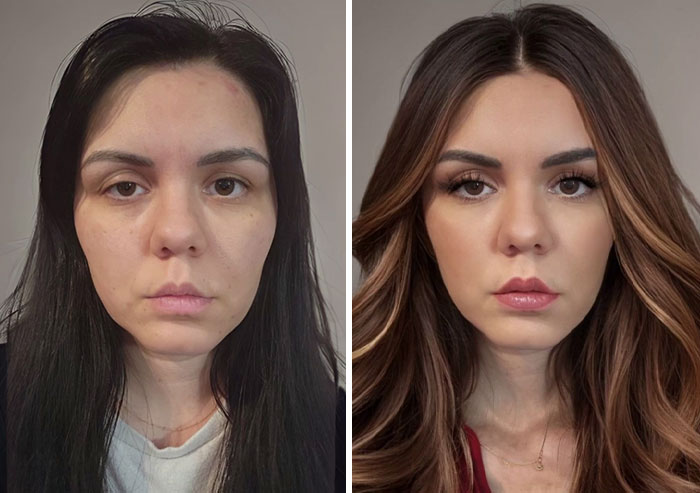 30 Comparison Pics Of How People Could Look Better With Minimal Changes