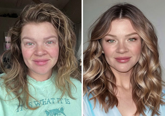 30 Comparison Pics Of How People Could Look Better With Minimal Changes