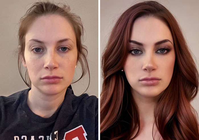 30 Comparison Pics Of How People Could Look Better With Minimal Changes
