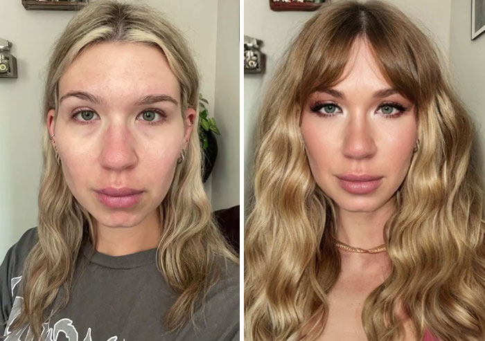 30 Comparison Pics Of How People Could Look Better With Minimal Changes