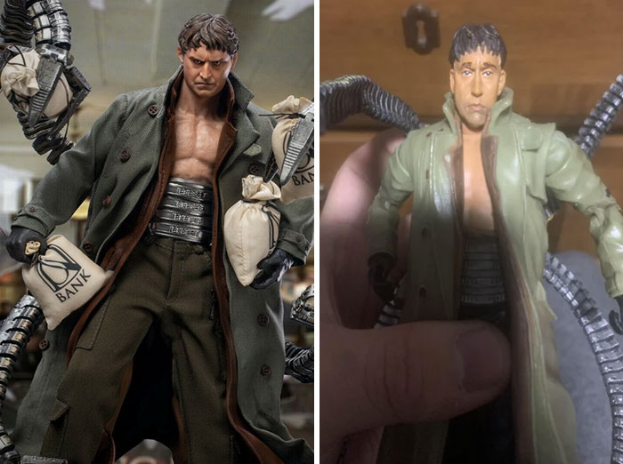 Pedí esta figura del Doctor Octopus y llegó deprimido