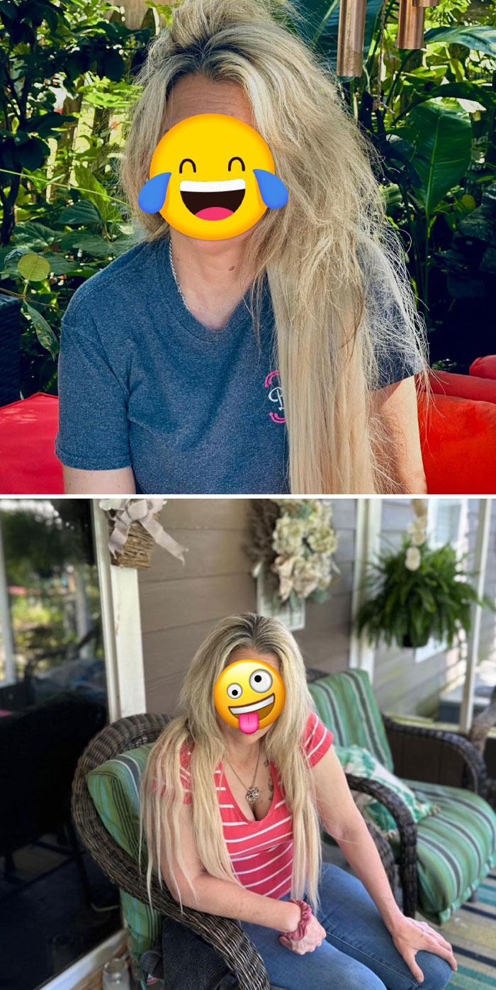No sé quién le dijo que estas extensiones estaban mimetizadas pero seguro que la odia