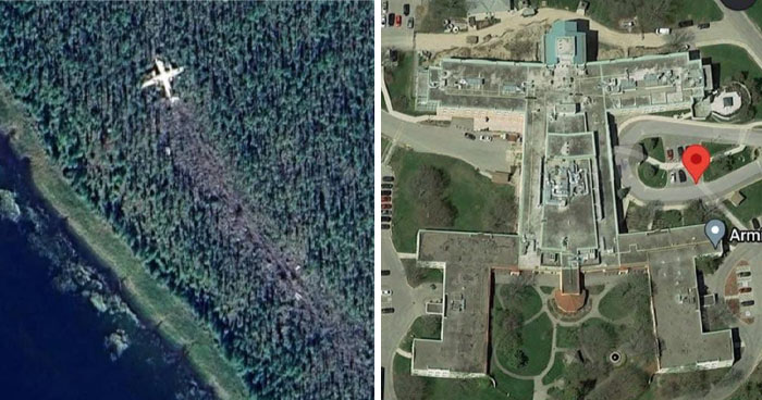 35 Lugares misteriosos, raros o divertidos encontrados en Google Earth