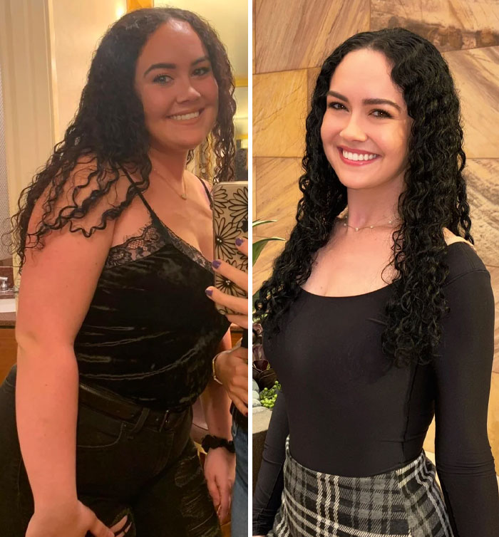 Mujer sonriente mostrando pequeños cambios de apariencia que marcaron la diferencia en su estilo y confianza personal.