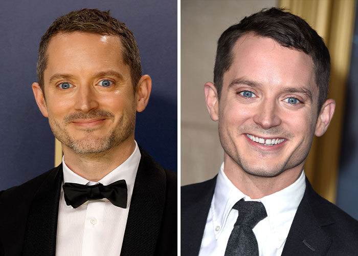 Actor con peculiaridades únicas en eventos, luciendo traje formal y sonrisa confiada, representando celebridades auténticas.