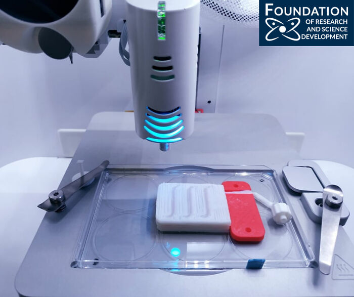 Equipo médico moderno en laboratorio realizando pruebas con tecnología avanzada para análisis del cuerpo humano.