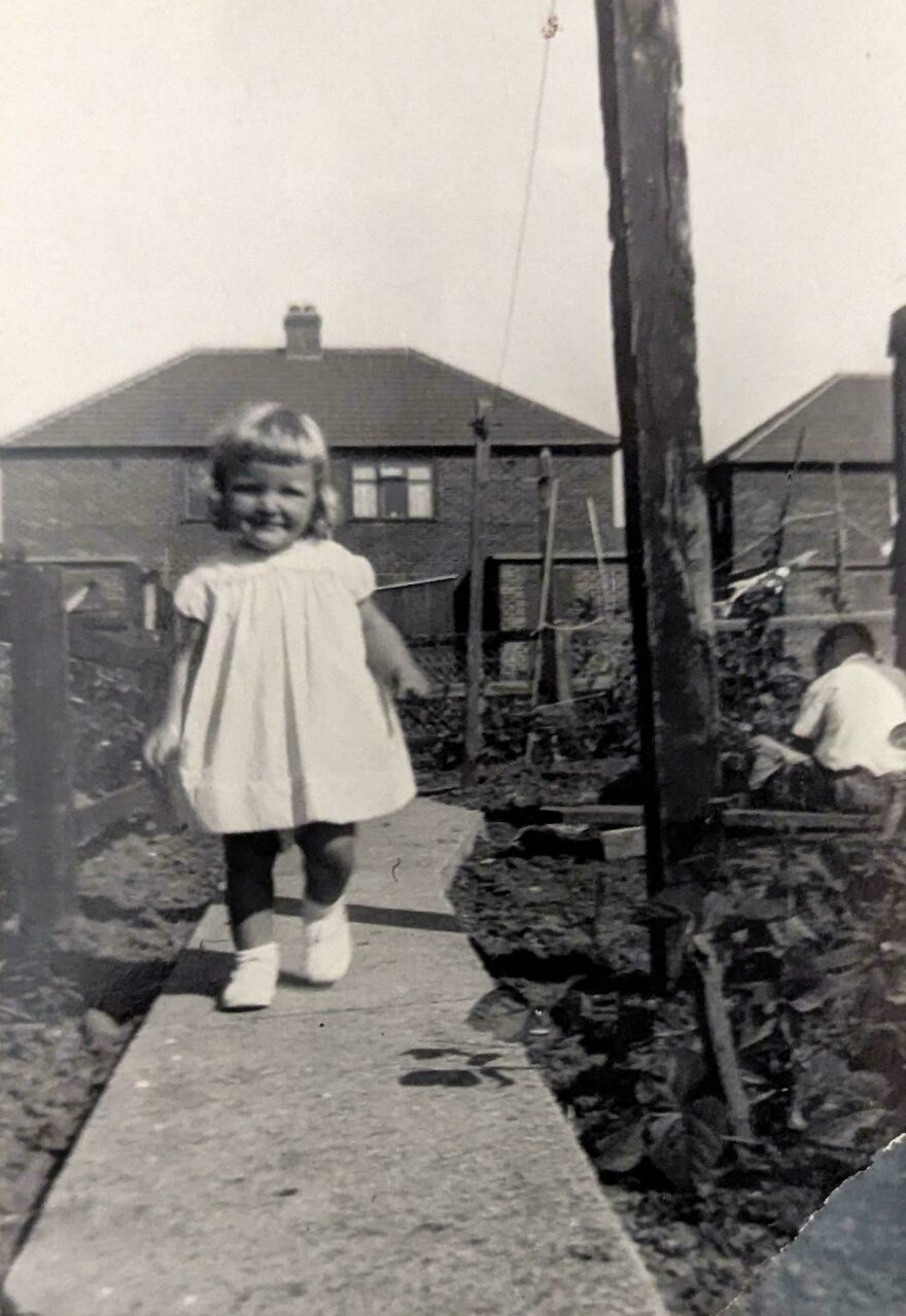 This young lady grew up to become my lovely wife. This is she in 1957.