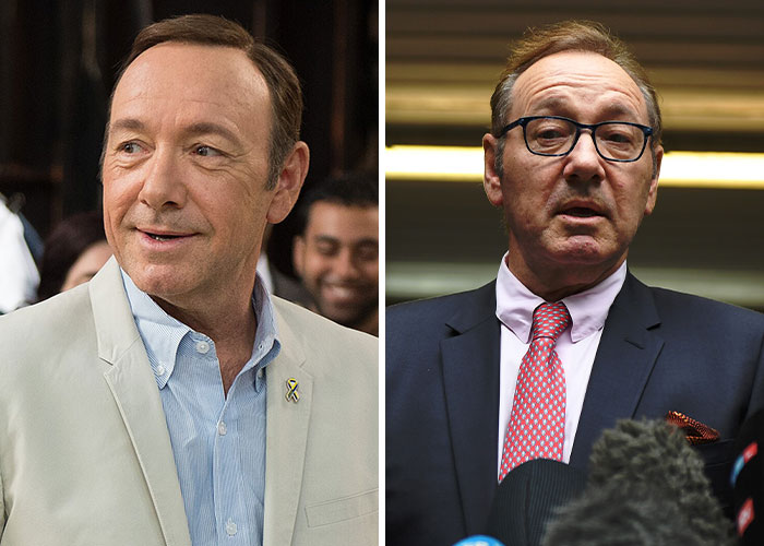Actor conocido en dos momentos diferentes, ilustrando la caída y la transformación de celebridades queridas en desgracia.