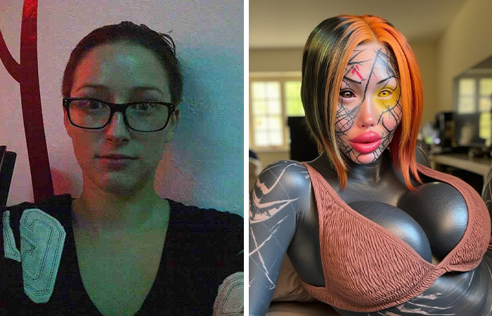 Comparación antes y después mostrando transformaciones extremas de cirugías plásticas en vidas comunes.