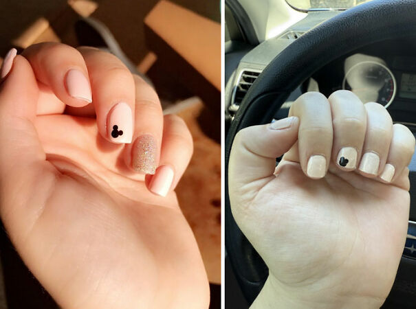 Picture I Showed Nail Tech And What I Got