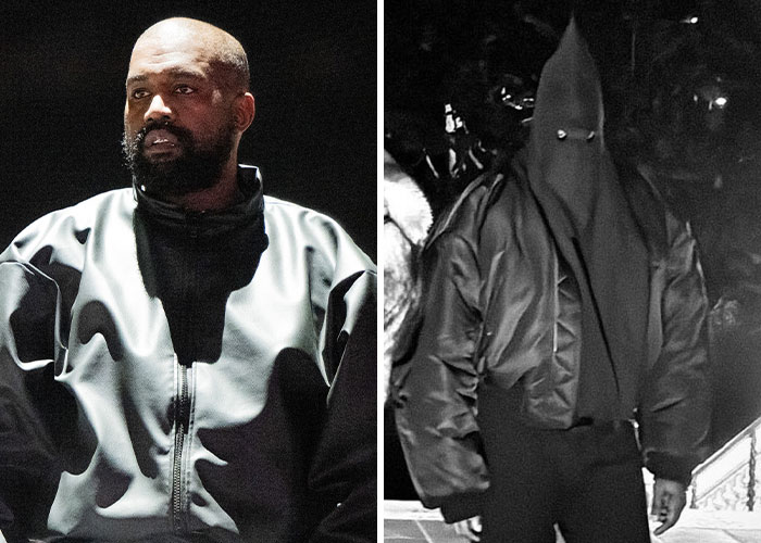 Hombre con chaqueta negra en dos estilos distintos, representando personas famosas que cayeron en desgracia.