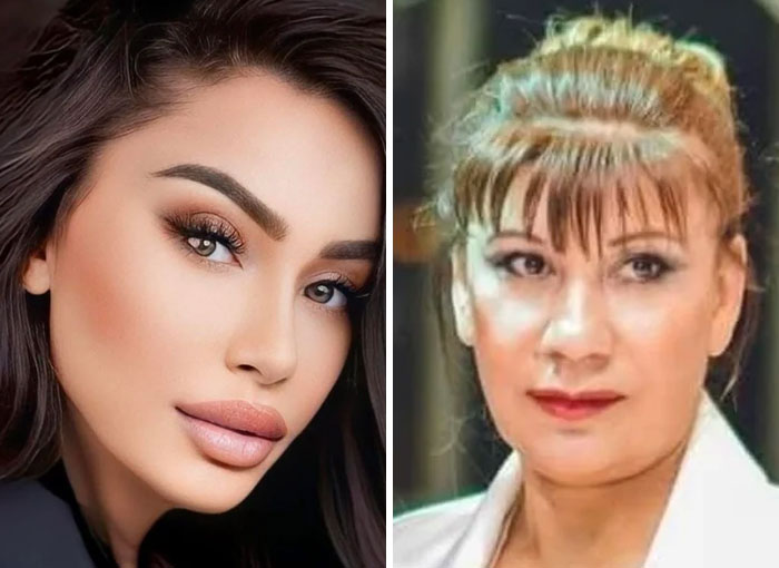 Comparación de dos mujeres con estilos diferentes ilustrando momentos en los que Instagram colapsó por la realidad.