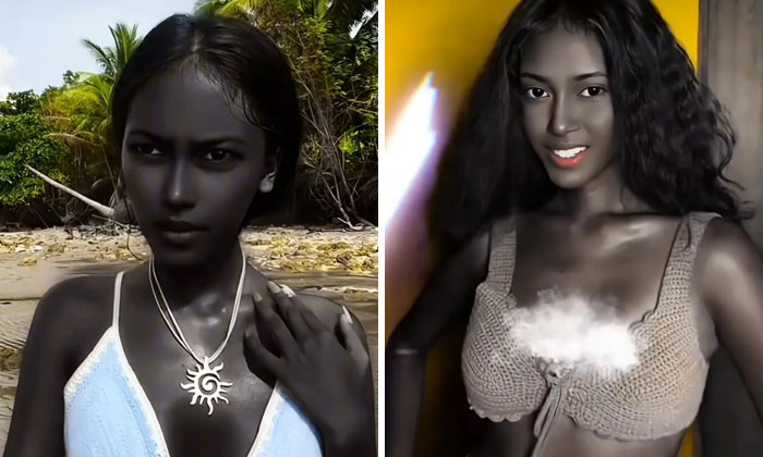 Mujeres con piel oscura posando en la playa y en un fondo iluminado, ejemplos de momentos en los que Instagram colapsó.
