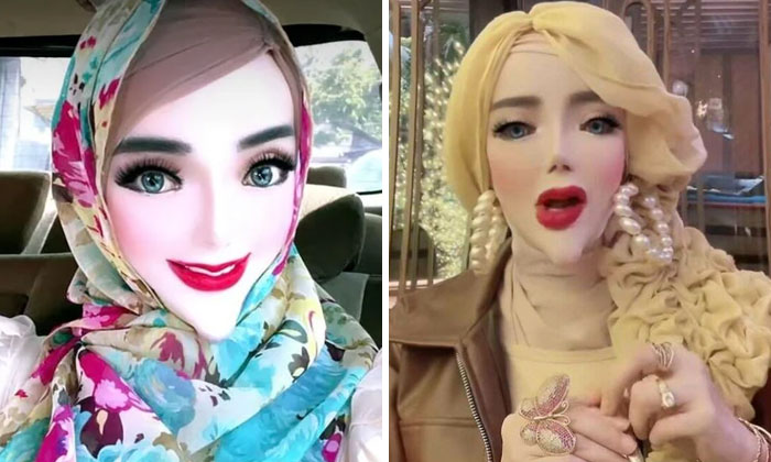 Fotos de personas con filtro exagerado en Instagram mostrando momentos en los que Instagram colapsó bajo la realidad.