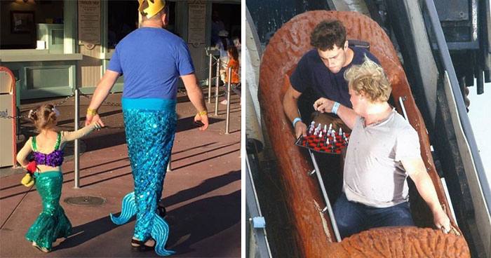 30 Divertidas fotos que se hizo la gente en parques de atracciones