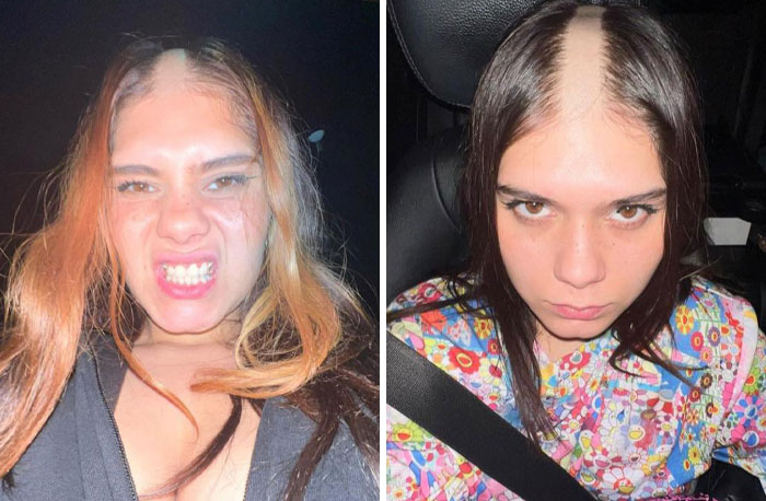 Influencers mostrando decisiones tontas en fotos que causan risas y reacciones sorprendidas en redes sociales.