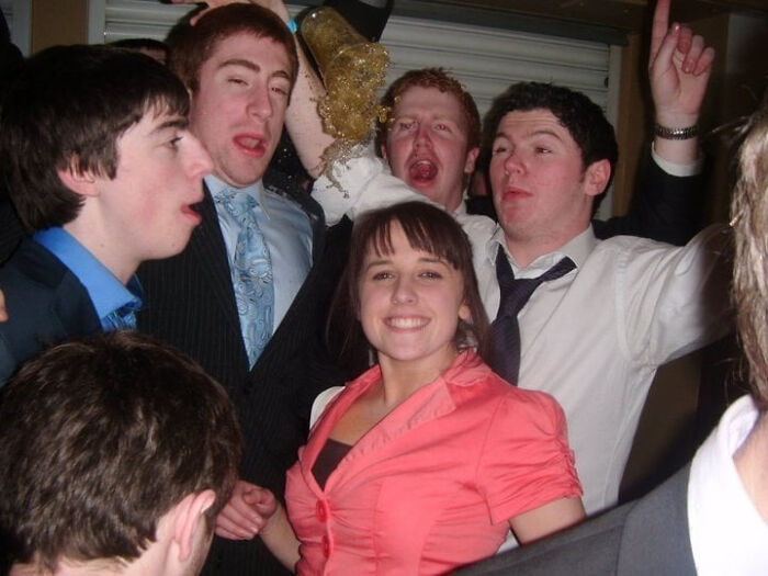  Good times, until the group picture