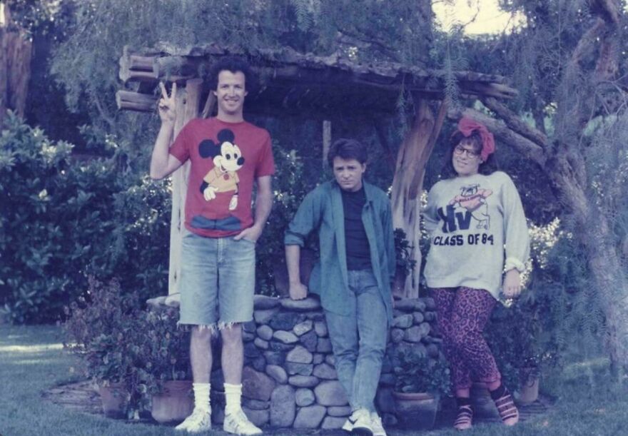 Just Found An Old Family Photo From 1985. This was taken right before I headed to the Twin Pines Mall on my skateboard. The good old days
