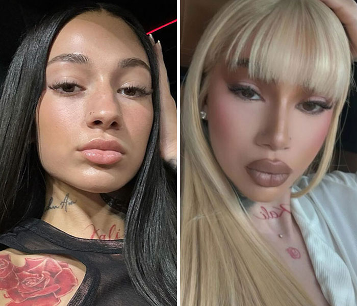 Transformaciones de celebridades en 2025 mostrando cambios sorprendentes en estilo, maquillaje y apariencia facial.