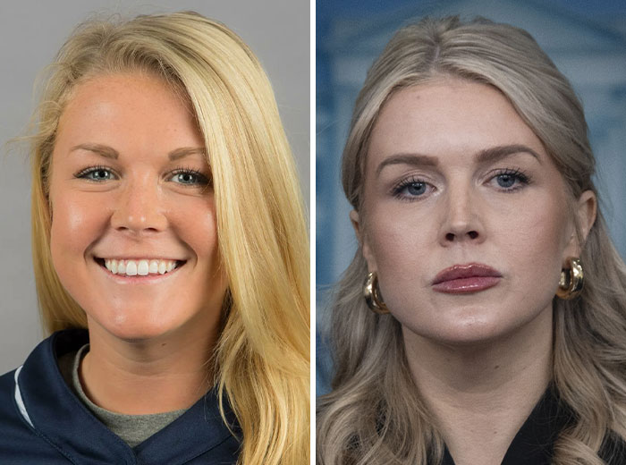 Transformaciones de rostro Mar-a-Lago, comparación antes y después de mujer rubia con cambios faciales notables.